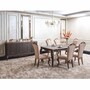 Casa Padrino Luxus Barock Esszimmer Stuhl 6er Set Beige / Braun - Barock Esszimmer M�bel