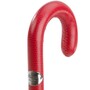 142 Pto CN3 P - Italienisch Regenschirm mit Rot Ledergriff f�r Herren - Handmade in Italy