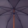 142 Pto CN4 P - Italienisch Regenschirm mit Gelb Ledergriff f�r Herren - Handmade in Italy