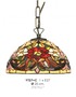 Casa Padrino Tiffany H�ngeleuchte  25 cm - Runde Pendelleuchte 