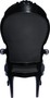 Casa Padrino Barock Sessel Louis XIV Superior Schwarz aus Frankreich