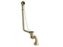 Ab und �berlauf System inkl. Siphon f�r Nostalgie Badewanne Venedig, Paris, Milano - Altgold
