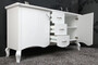 Casa Padrino Barock Kommode Weiss Hochglanz - Moderne Barock M�bel Sideboard
