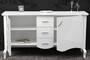 Casa Padrino Barock Kommode Weiss Hochglanz - Moderne Barock M�bel Sideboard