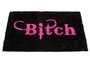 Designer Fu�matte Bitch, L�nge 70 cm, Breite 40 cm, H�he 2 cm - Schmutzfangmatte   
