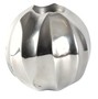 Designer Shine Teelicht Halter aus poliertem Aluminium Durchmesser 12,5 cm - Teelichter Kerzenhalter 