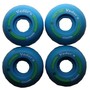 Vaders Skateboard Profi Wheel Set Blue 47mm / 100A Super Small (1 Set = 4 Rollen) 
