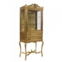 Casa Padrino Barock Vitrine Gold ModF3 - Vitrinenschrank