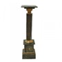Casa Padrino Barock Marmor S�ule Gr�n 30 x 30 x H. 100 cm - Barock Marmor Deko Accessoires 