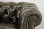 Chesterfield Luxus Echt Leder Sessel Vintage Leder von Casa Padrino Ebony - Club Sessel