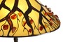Handgefertigte Tiffany Hockerleuchte Tischleuchte H�he 64 cm, Durchmesser 40 cm - Leuchte Lampe
