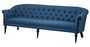 Luxus Barock Sofa Paris Blau aus der Luxus Kollektion von Casa Padrino - Hotel Cafe Restaurant M�bel Einrichtung 