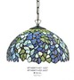 Handgefertigte Tiffany H�ngeleuchte von Casa Padrino, Durchmesser 36 cm, 2-Flammig - Leuchte Lampe - wundersch�ne Tiffany Deckenleuchte 