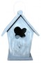 Casa Padrino Designer Vogelhaus Blau-  Vogelpalast