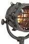Industrial Studioleuchte Marine Lampe Stehleuchte im Industrie Design - Gunmetal Finish - Luxus Qualit�t