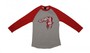 Etnies Skateboard Damen T-Shirt Journey Raglan Grey/Red 