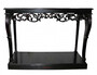 Casa Padrino Designer Konsolentisch Schwarz - Antik Stil- Barock M�bel