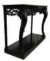 Casa Padrino Designer Konsolentisch Schwarz - Antik Stil- Barock M�bel