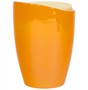 Casa Padrino Designer Hocker Orange mit Sitzpolster und Stauraum unter dem Sitz