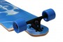 Koston Drop Through Longboard Bamboo Cruiser Blue/White Shield 10 x 40.5 Carver - High End Profi Longboard