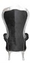 Casa Padrino Barock Thron Sessel Majestic Mod1 Schwarz/Silber - Riesensessel -Thron Stuhl Tron