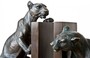 Casa Padrino Luxus B�cherst�tzen Set L�wen Bronze / Messing - B�cherst�tze - Book End Lions Buchst�tze