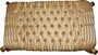 Casa Padrino Barock Sitzbank (Truhe) Gold /Beige Streifen/Gold  -Antik Truhe