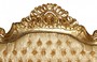 Casa Padrino Barock Sofa 3er  Master Gold Muster /Gold- Antik M�bel 