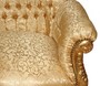 Casa Padrino Barock 2er Sofa Master Gold Muster  / Gold - Wohnzimmer Couch M�bel Lounge