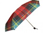 Jean Paul Gaultier Luxus Designer Regenschirm in elegantem Plaid-Muster Mod3 - Taschenschirm