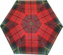 Jean Paul Gaultier Luxus Designer Regenschirm in elegantem Plaid-Muster Mod3 - Taschenschirm
