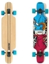 Koston Longboard Drop Through Komplettboard Cruiser Clash 41.0 x 9.5 inch Blue Wheels - Profi Dropthrough Longboard Drop Thru Carver 