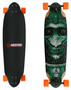 Koston Longboard Profi Komplettboard Cruiser / Carver Skull Amort 36.7 x 10.0 inch Orange Wheels - High End Longboard Carving Board 