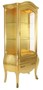 Casa Padrino Barock Vitrine Gold  - Vitrinenschrank - Wohnzimmerschrank