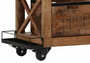 Casa Padrino Bar Trolley Servierwagen aus Mango Massivholz - Hotel & Restaurant Einrichtung M�bel