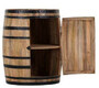 Casa Padrino Bar Schrank Weinschrank Bartisch aus Mango Massivholz - Holzfa� Weinfa� Fa�m�bel Fa�schrank Hotel & Restaurant Einrichtung M�bel Tisch