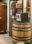 Casa Padrino Bar Schrank Weinschrank Bartisch aus Mango Massivholz - Holzfa� Weinfa� Fa�m�bel Fa�schrank Hotel & Restaurant Einrichtung M�bel Tisch