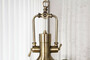 Casa Padrino Industrial H�ngeleuchte Bronze  35 x 50 x 35 cm - Industrie Design Vintage Lampe Leuchte
