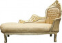 Casa Padrino Barock Chaiselongue Mod2  Gold Muster/Gold - Barock M�bel 