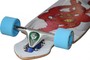 Koston Longboard Drop Through Komplettboard Cruiser Octopus 41.7 x 9.5 inch Blue Wheels - Profi Dropthrough Longboard Drop Thru Carver SPECIAL!!!!!!!!