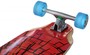 Koston Longboard Profi Komplettboard Cruiser / Carver Break 36.7 x 10.0 inch Blue Wheels - High End Longboard Carving Board