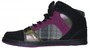 Etnies Skateboard Damen Schuhe Perry Mid Black/ Purple Plaid