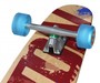 Koston Longboard Kicktail Komplettboard Cruiser Scrawl 38.0 x 8.5 inch Blue Wheels - Profi Longboard Dropdown Carver