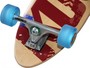 Koston Longboard Kicktail Komplettboard Cruiser Scrawl 38.0 x 8.5 inch Blue Wheels - Profi Longboard Dropdown Carver