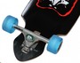 Koston Longboard Drop Through Komplettboard Cruiser Master 42.0 x 9.5 inch Blue Wheels - Profi Dropthrough Longboard Drop Thru Carver