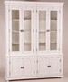 Casa Padrino Shabby Chic Landhaus Stil Schrank Buffetschrank 4-t�rig Antikstil Wei� - Schrank Esszimmer 