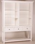Casa Padrino Shabby Chic Landhaus Stil Schrank Buffetschrank Wei� B 158 x H 202 cm - Schrank Esszimmer 