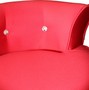 Casa Padrino Designer Hocker Boston Rot/Schwarz mit Bling Bling Steinen -  Barock Schminktisch Stuhl