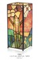 Casa Padrino Tiffany Tischleuchte Breite 11cm, H�he 27cm Mosaik Leuchte Lampe Hockerleuchte 