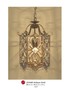 Orientalische Designer Pendelleuchte mit Kristall-Deco Antik Gold ModP2 Leuchte Lampe aus dem Hause Casa Padrino 